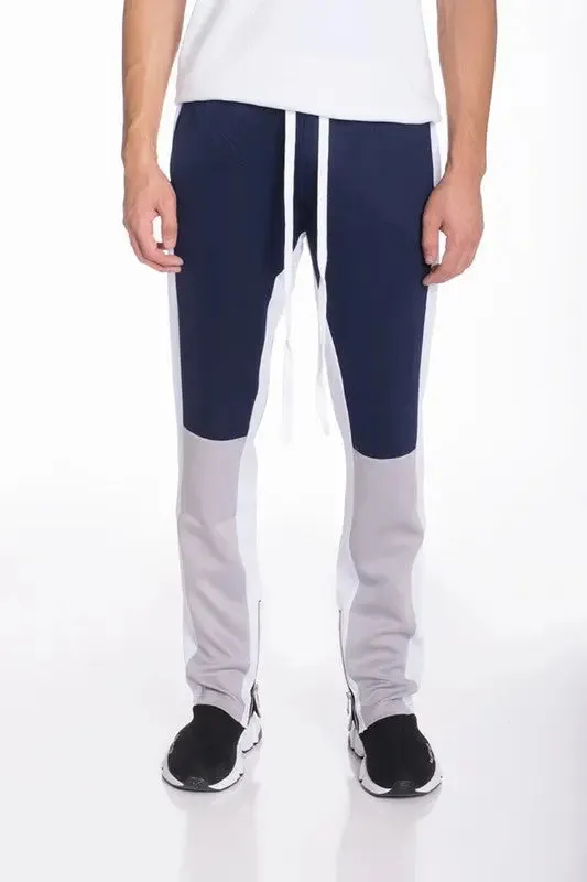 Men's Sweat pants Color Block Elastic Waistband