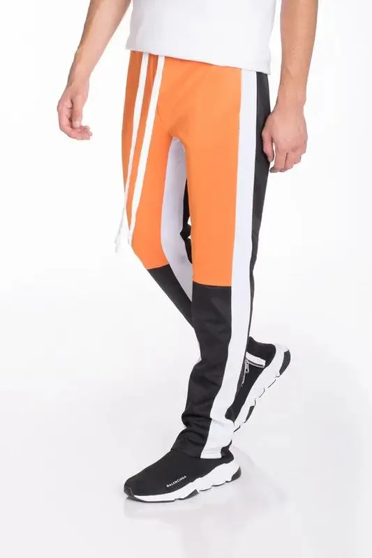 Men's Sweat pants Color Block Elastic Waistband