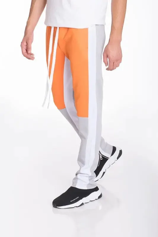 Men's Sweat pants Color Block Elastic Waistband