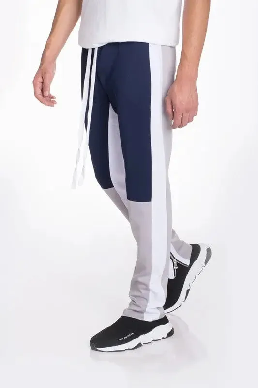 Men's Sweat pants Color Block Elastic Waistband