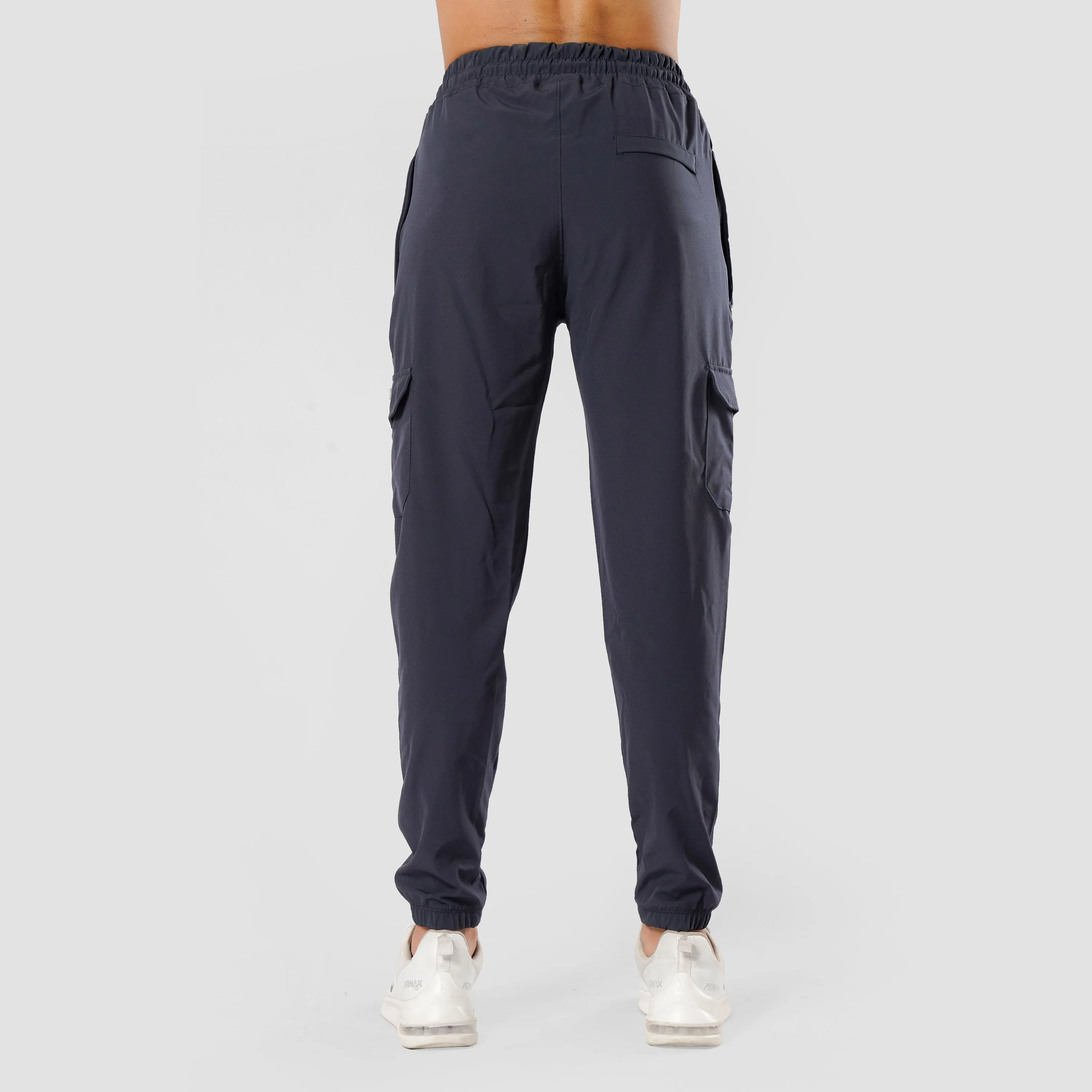 NAVY CARGO FLEX PANTS