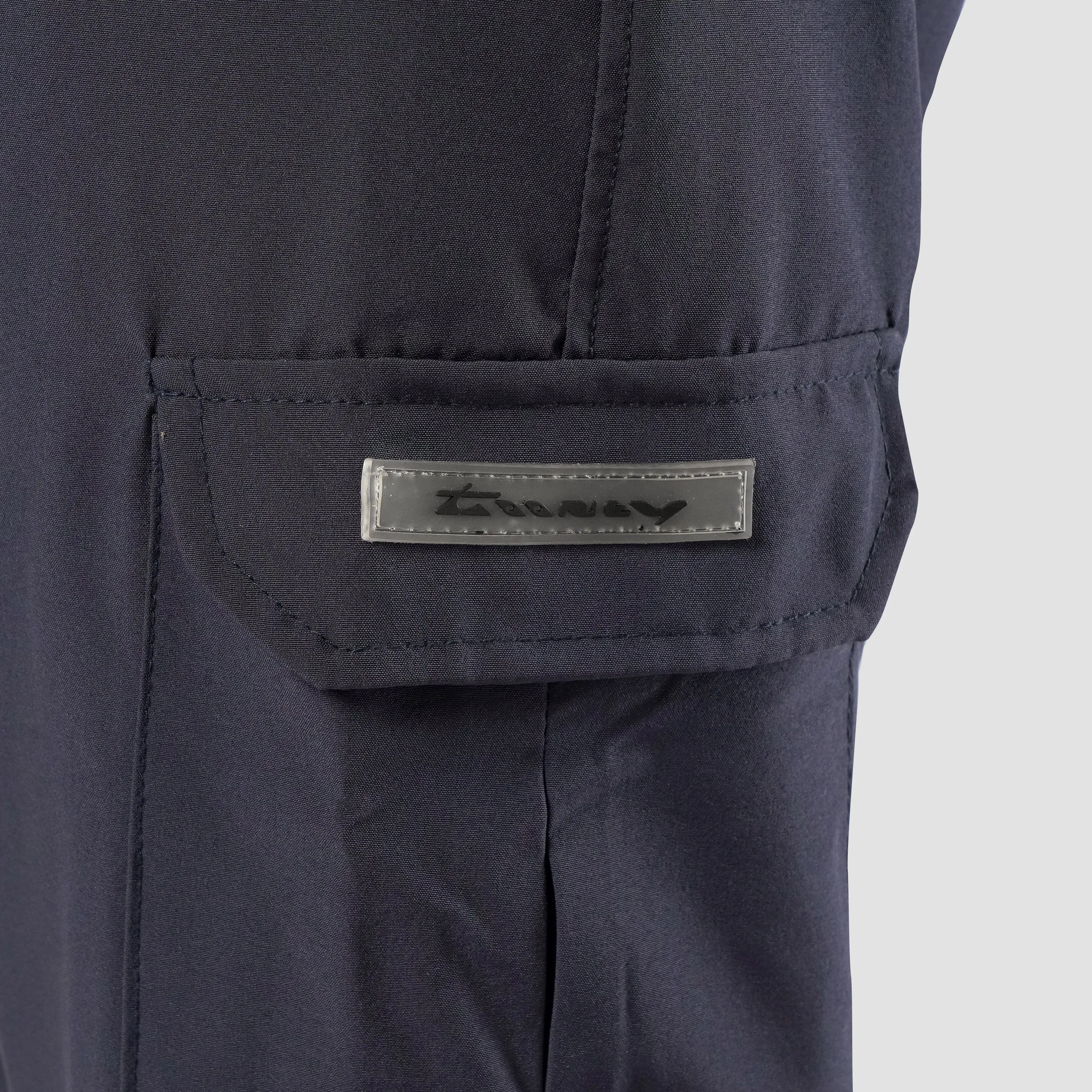 NAVY CARGO FLEX PANTS