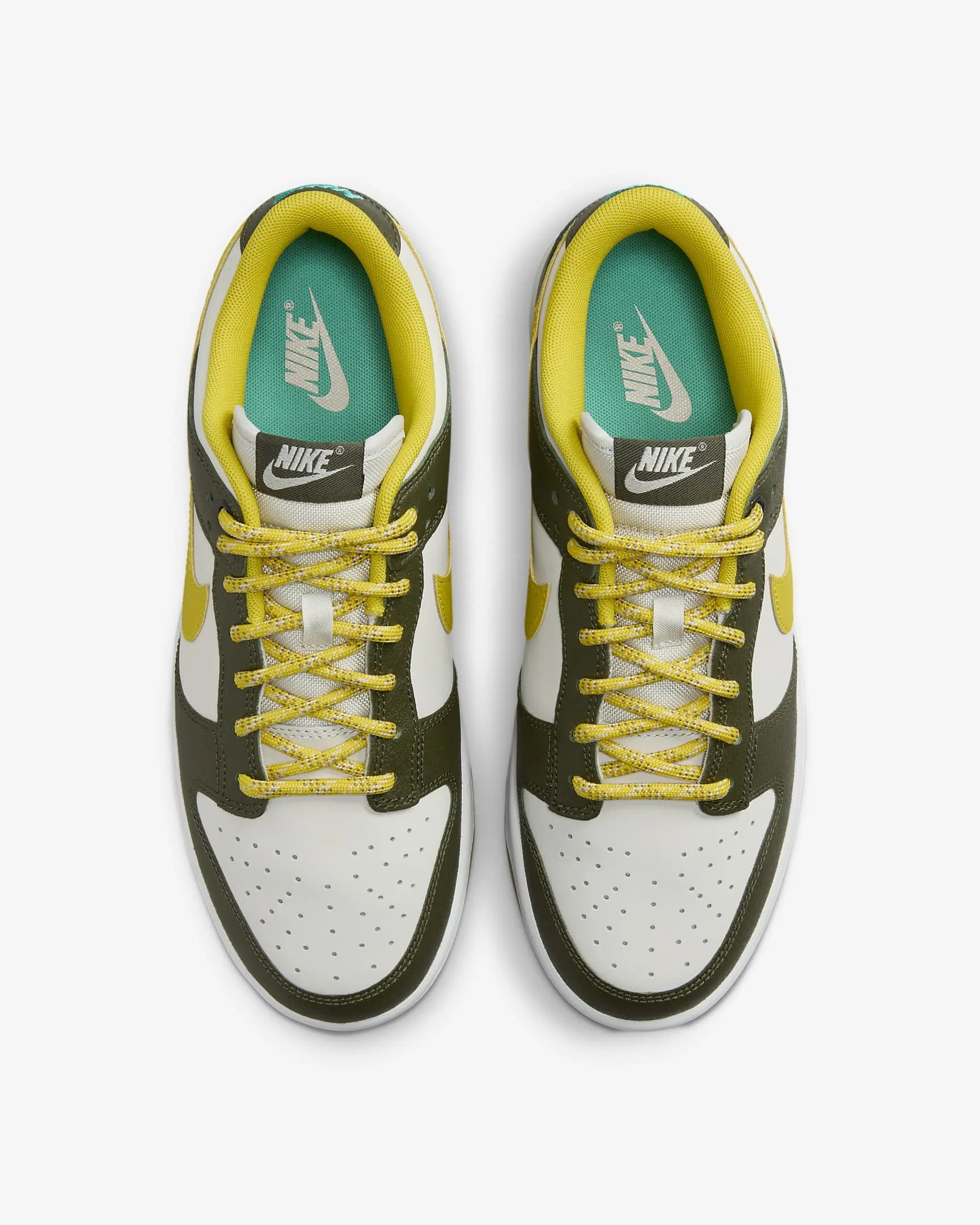 Nike Dunk Low Cargo Khaki Vivid Sulfur Mens