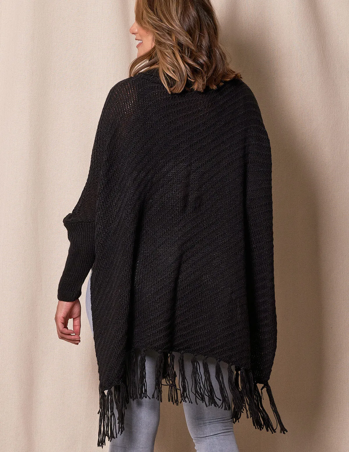 Nina Roll Neck Sweater - Black