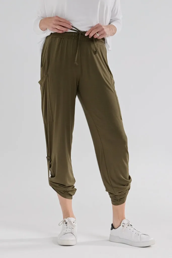 Pocket Pants - Dark Olive