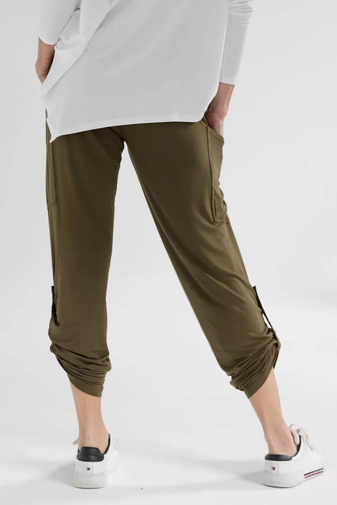 Pocket Pants - Dark Olive