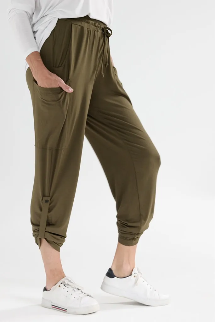 Pocket Pants - Dark Olive