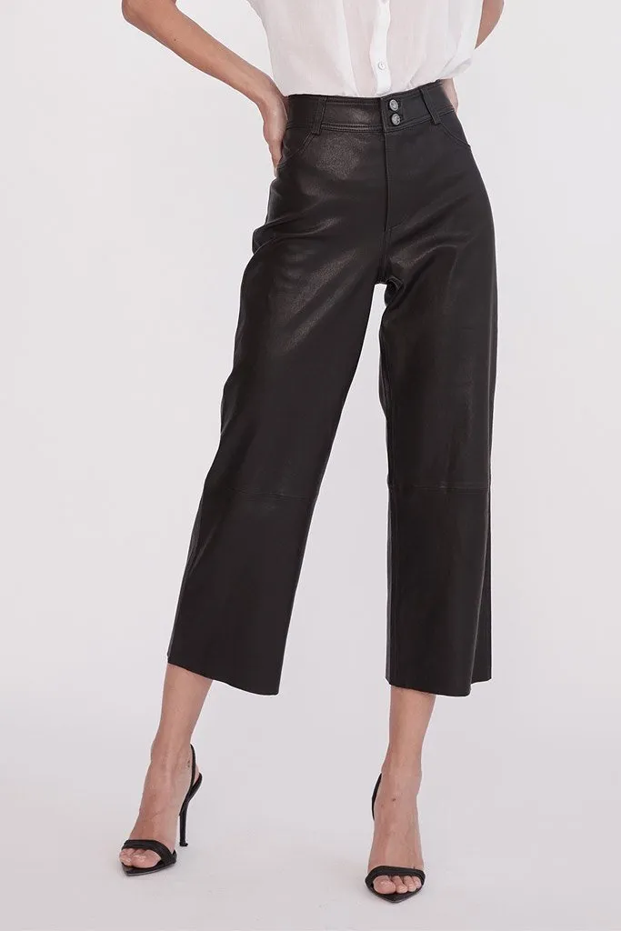 Prospect Pant Black Stretch Leather