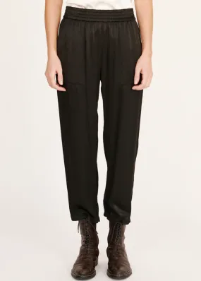 Raquel Allegra Trapunto Pant in Black