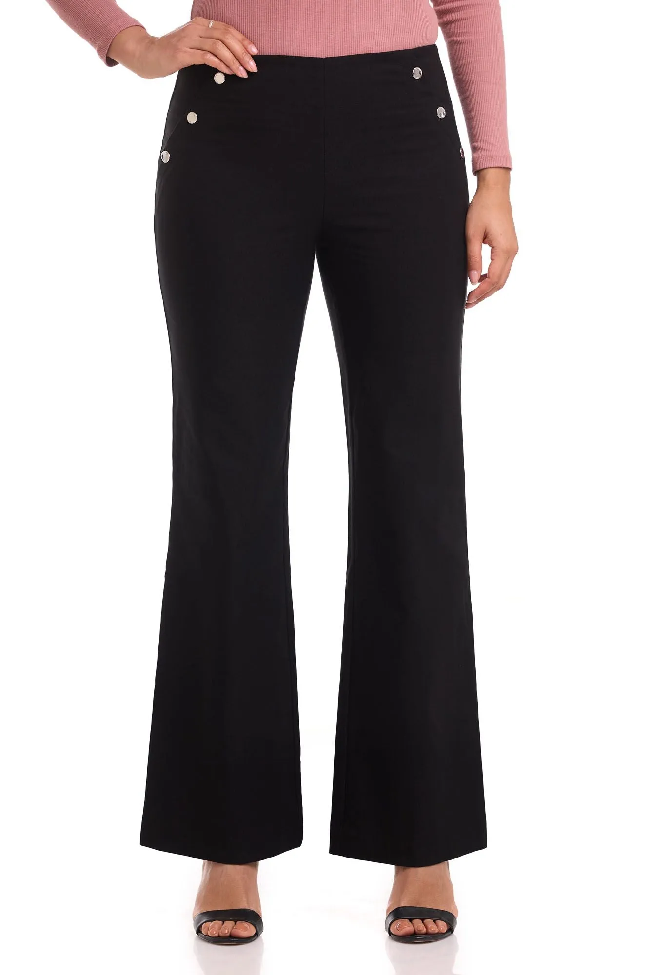 Rekucci EcoCosy Comfort Wide Leg Pull-On Pant