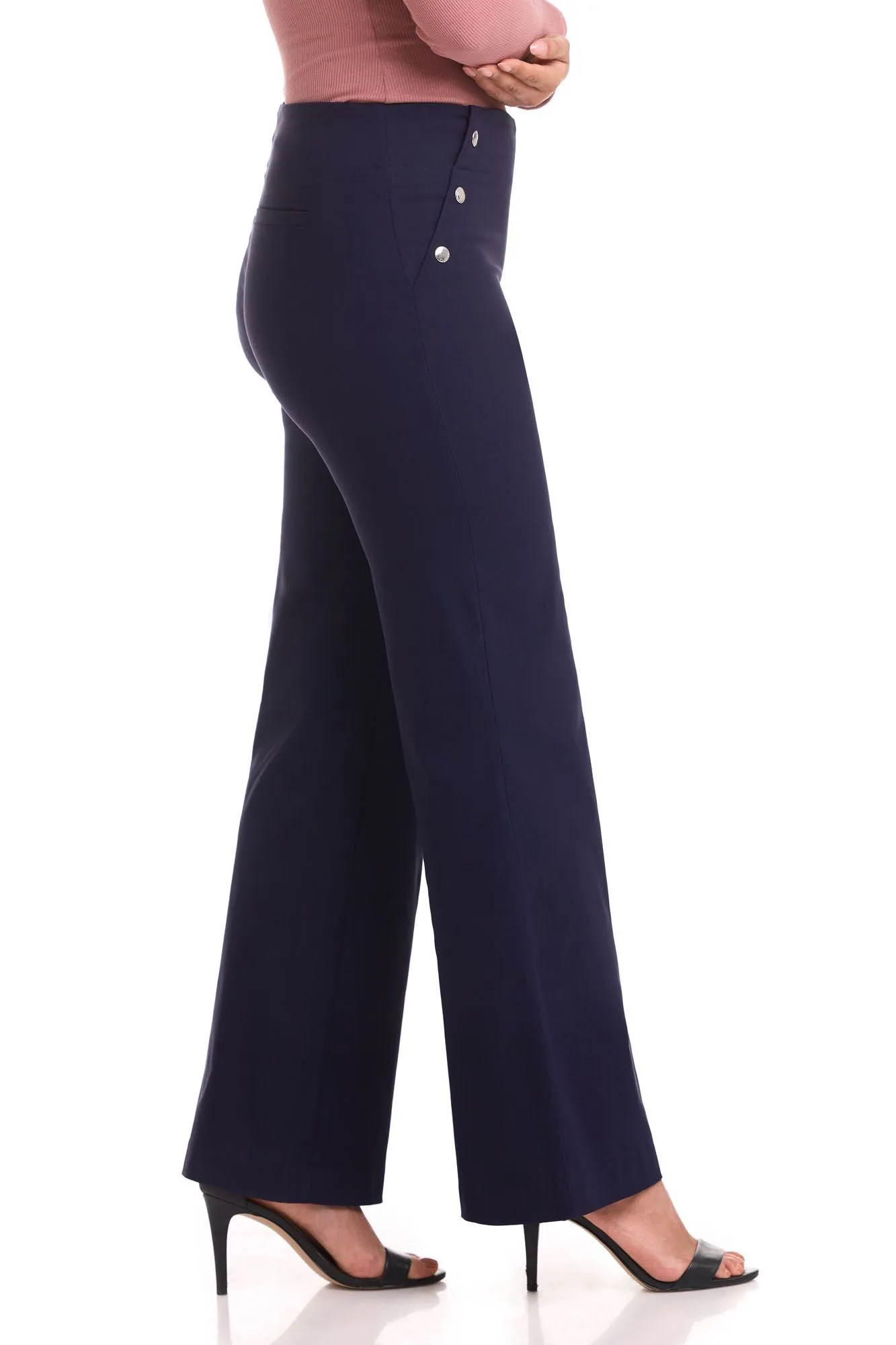 Rekucci EcoCosy Comfort Wide Leg Pull-On Pant