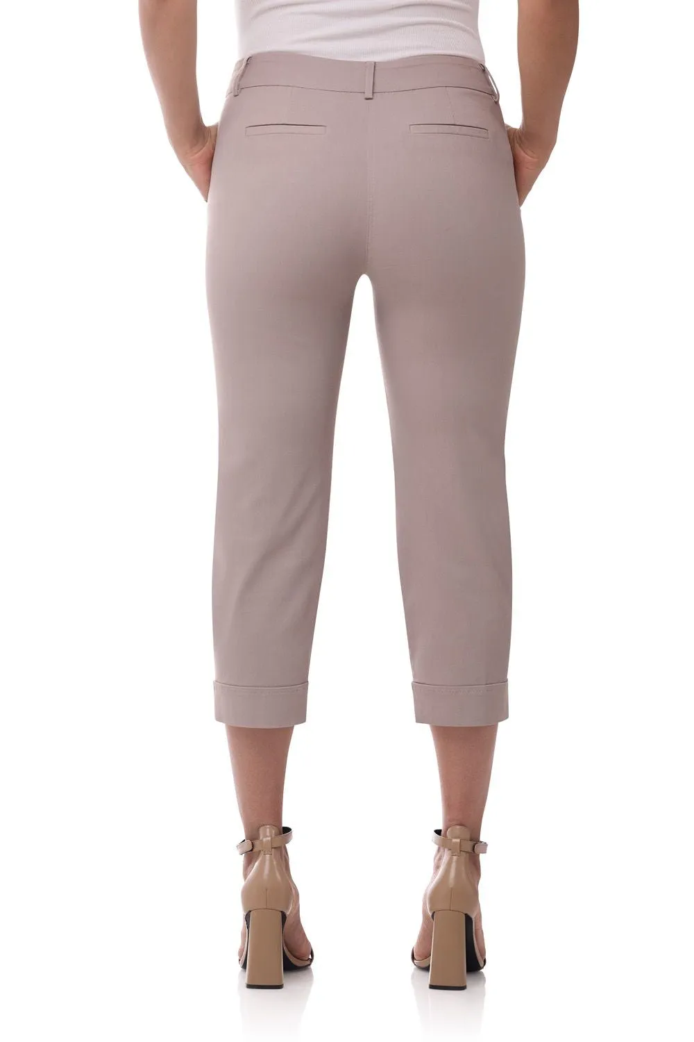 Rekucci EcoCosy Cuffed Modern Cargo Crop Pant