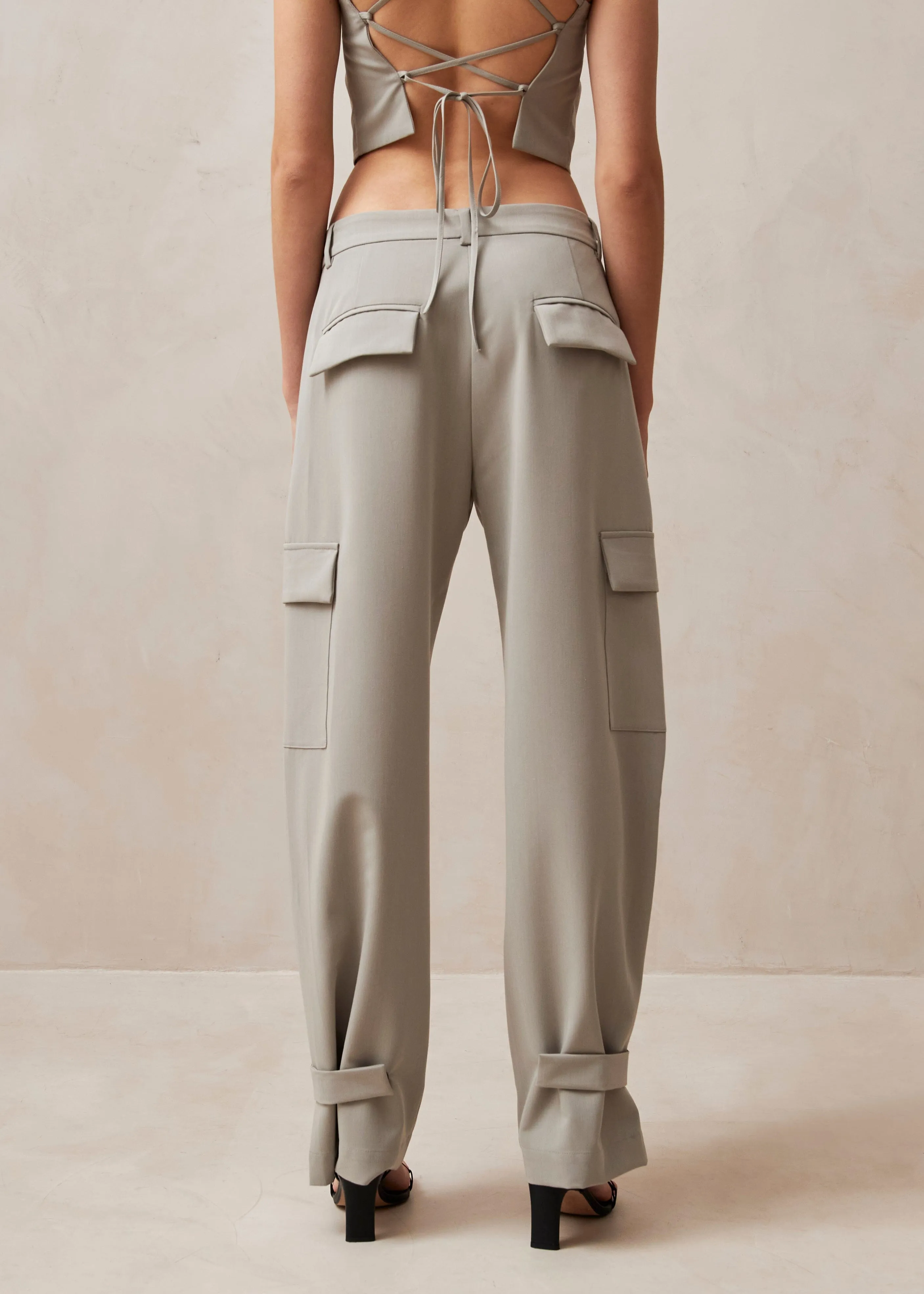 Rita Light Gray Pants