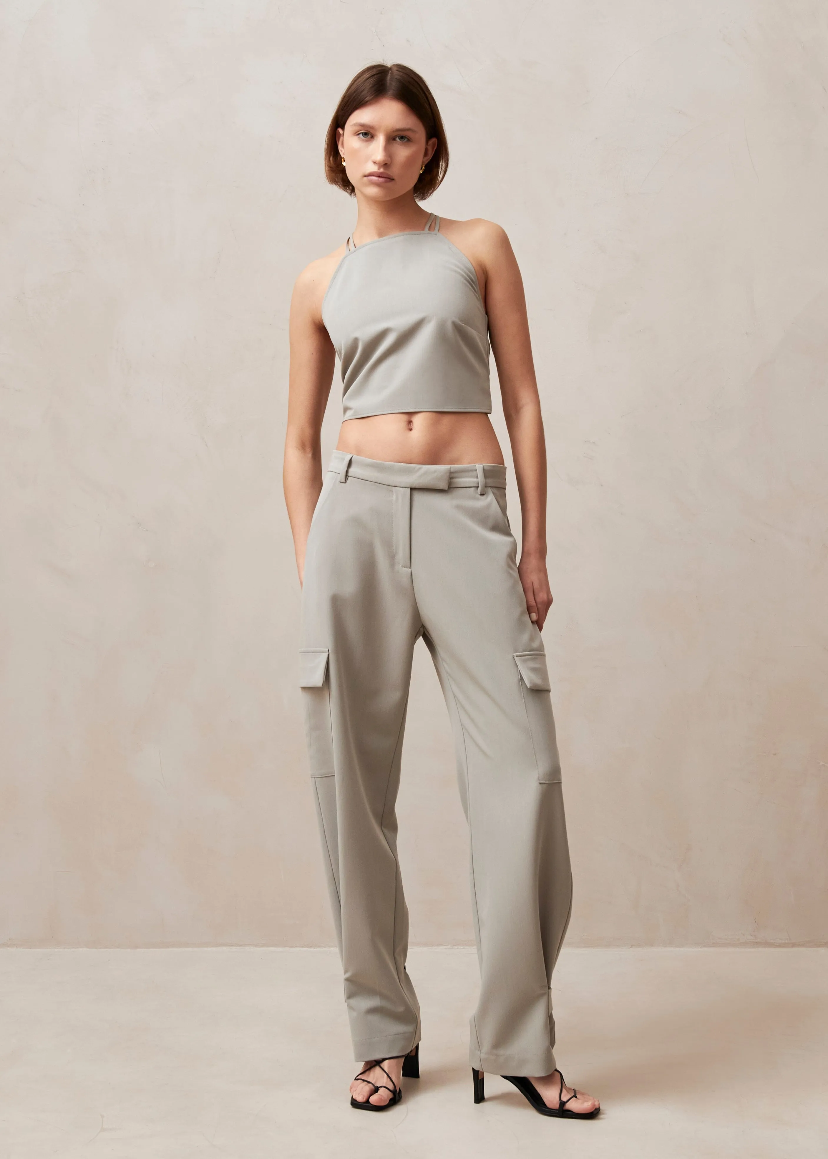 Rita Light Gray Pants