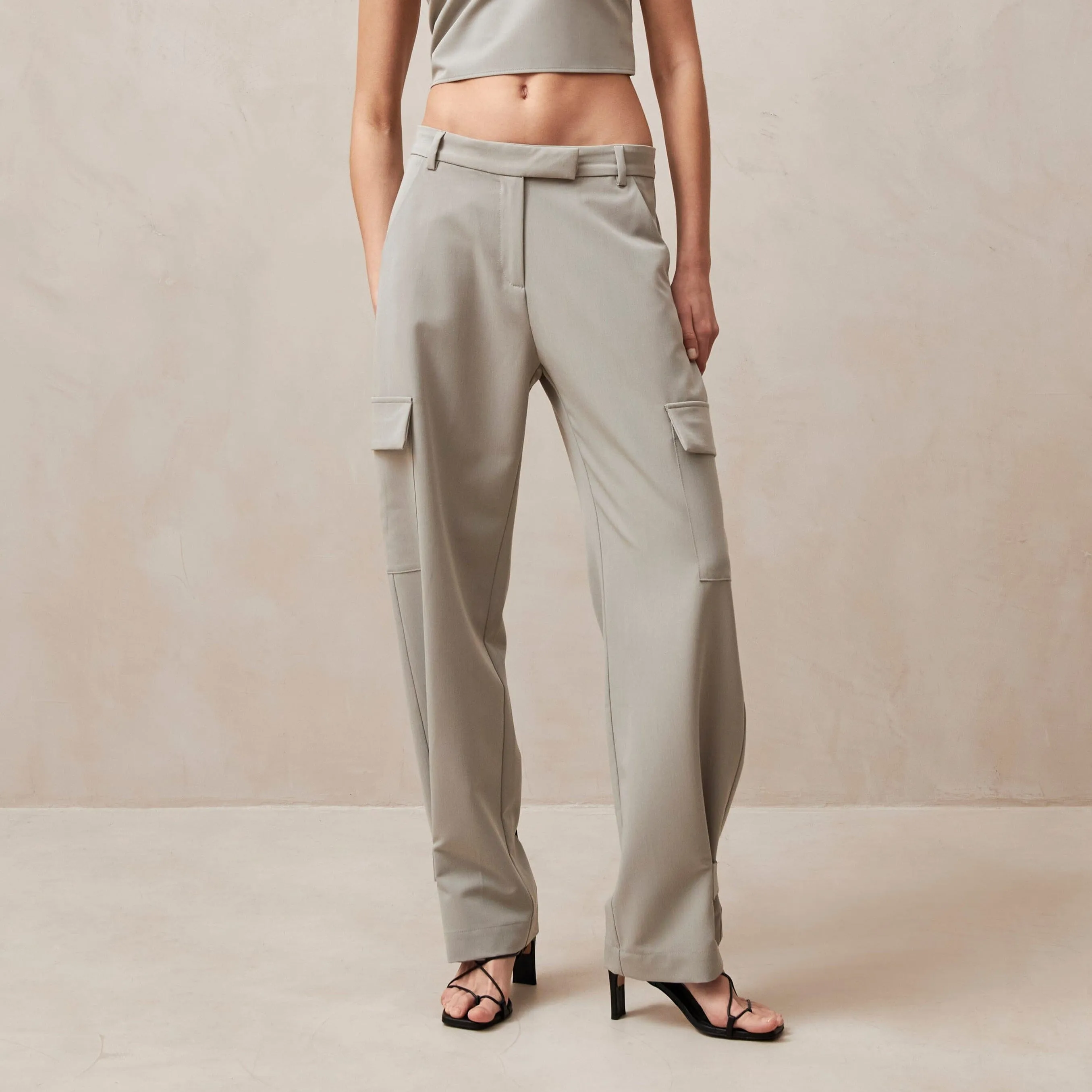 Rita Light Gray Pants