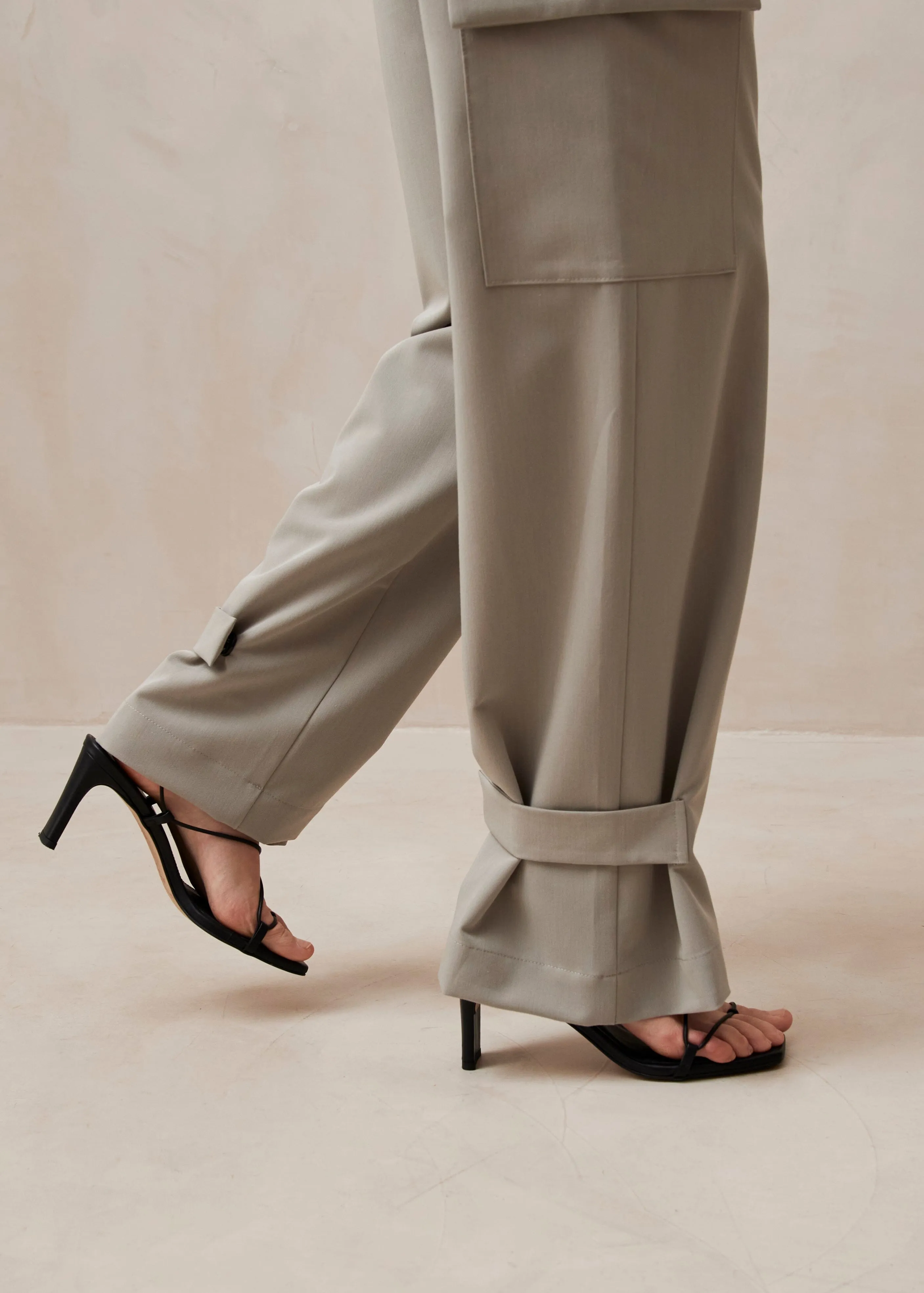 Rita Light Gray Pants