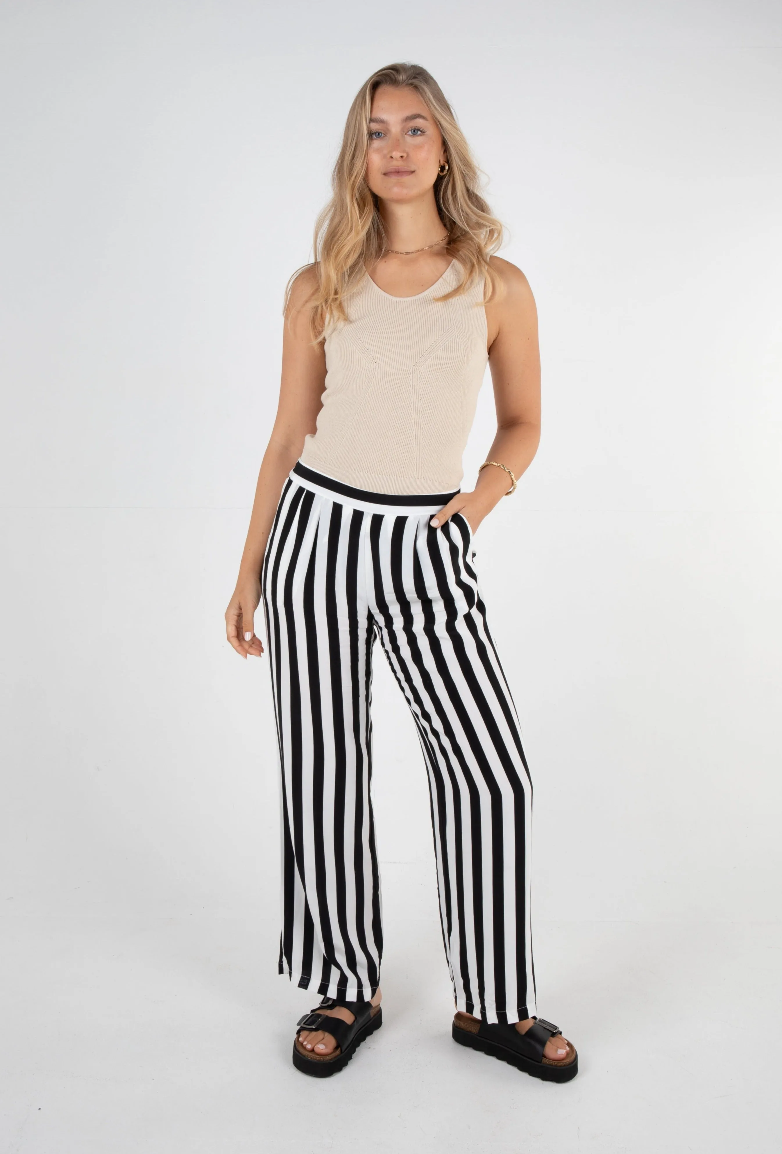 ROMY STRIPE PANT - STRIPE