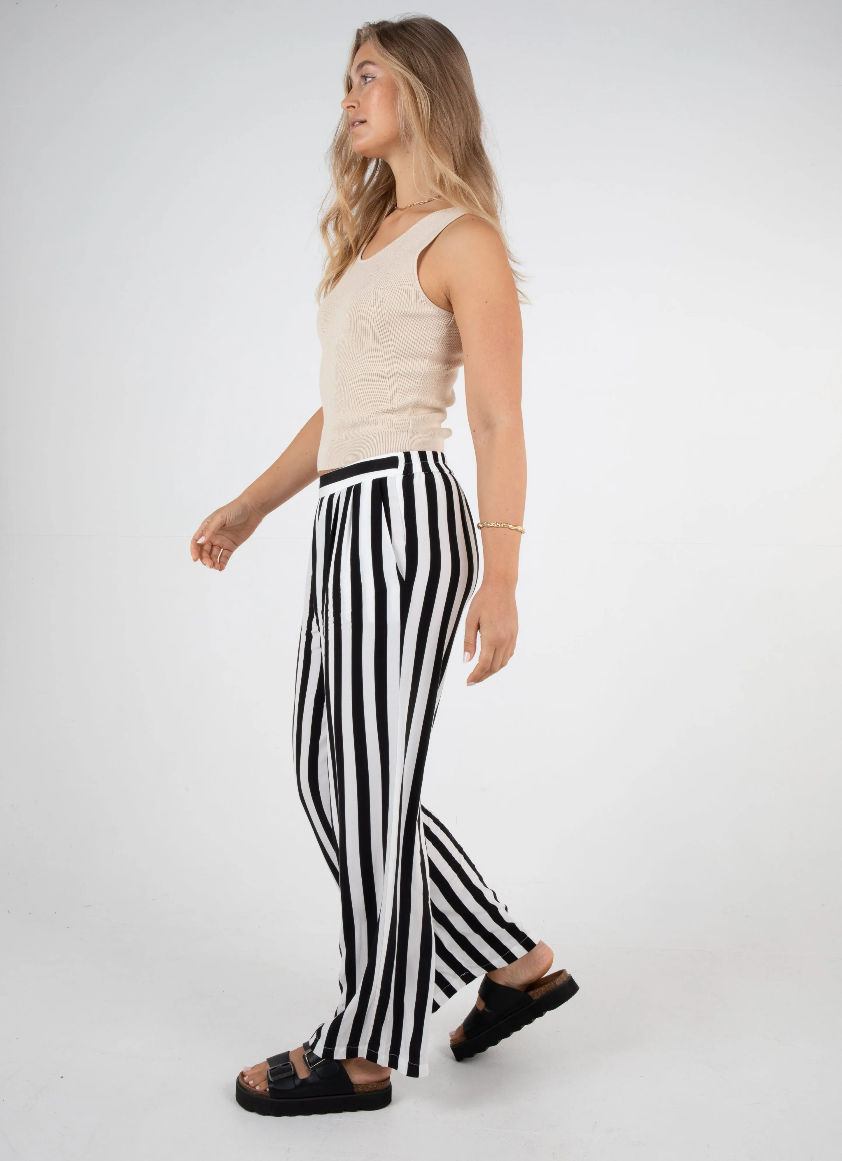 ROMY STRIPE PANT - STRIPE