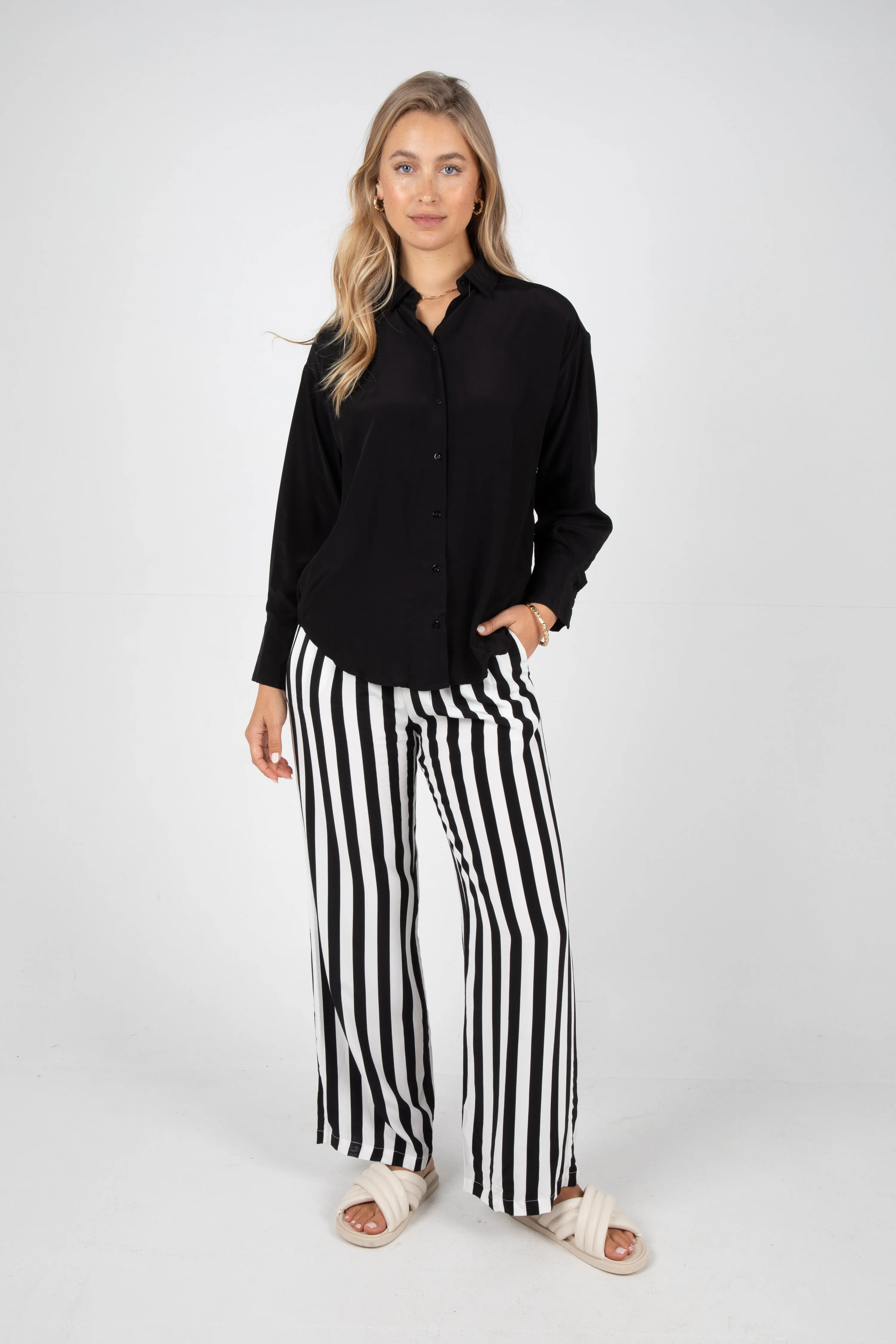 ROMY STRIPE PANT - STRIPE