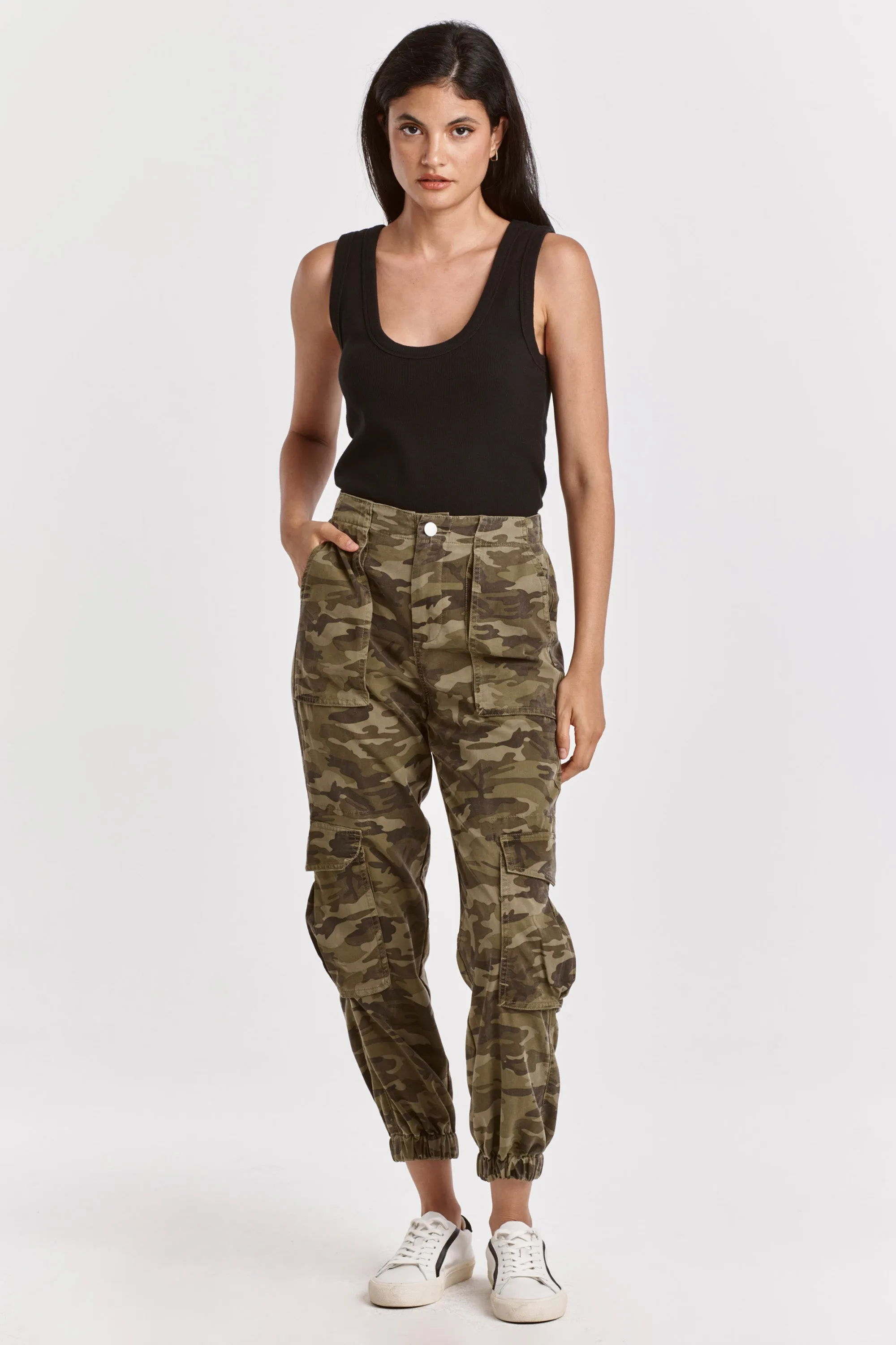 Sandy Super High Rise Ankle Trouser Pants