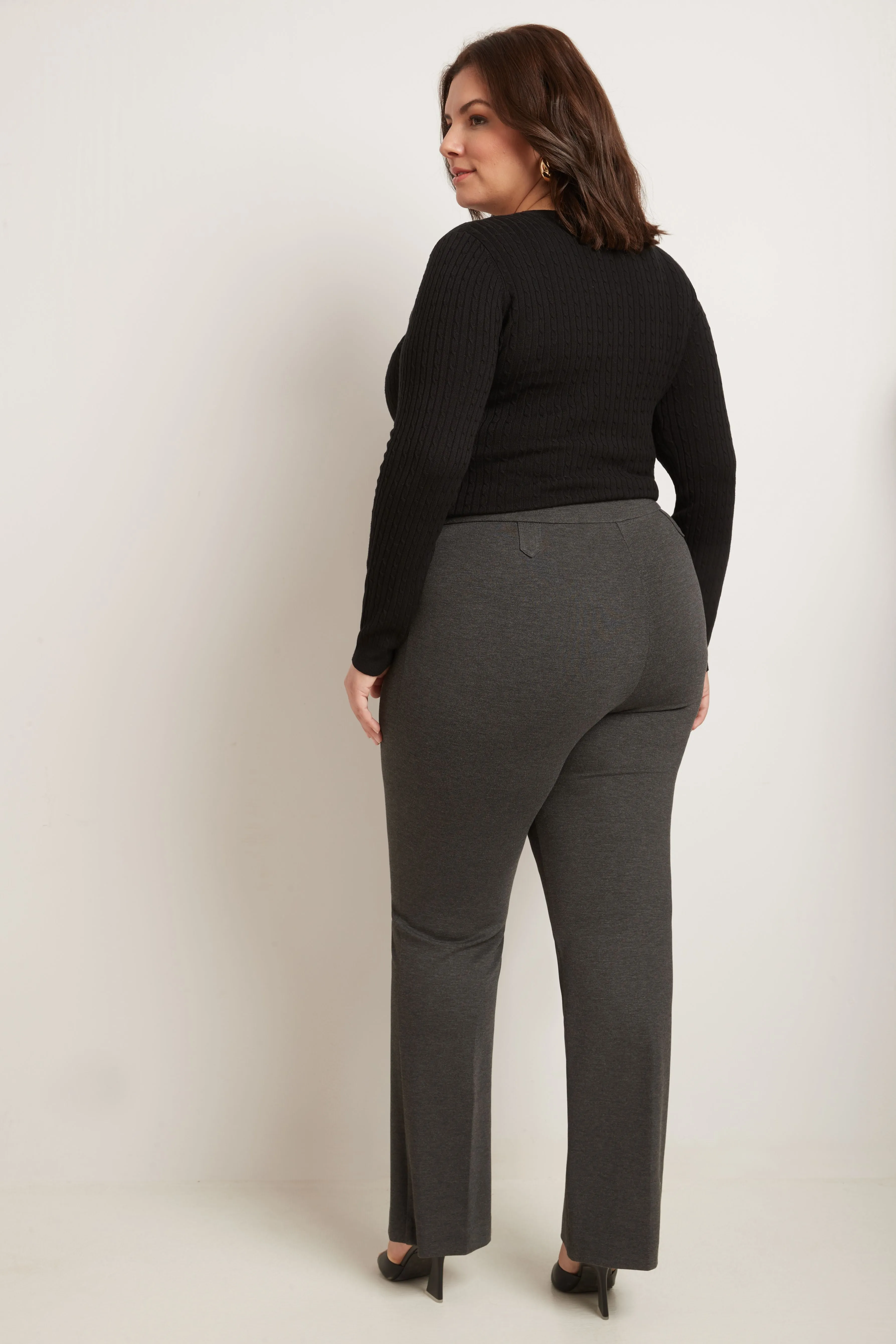 Secret Figure Curvy Bootcut Pants with Tummy Control