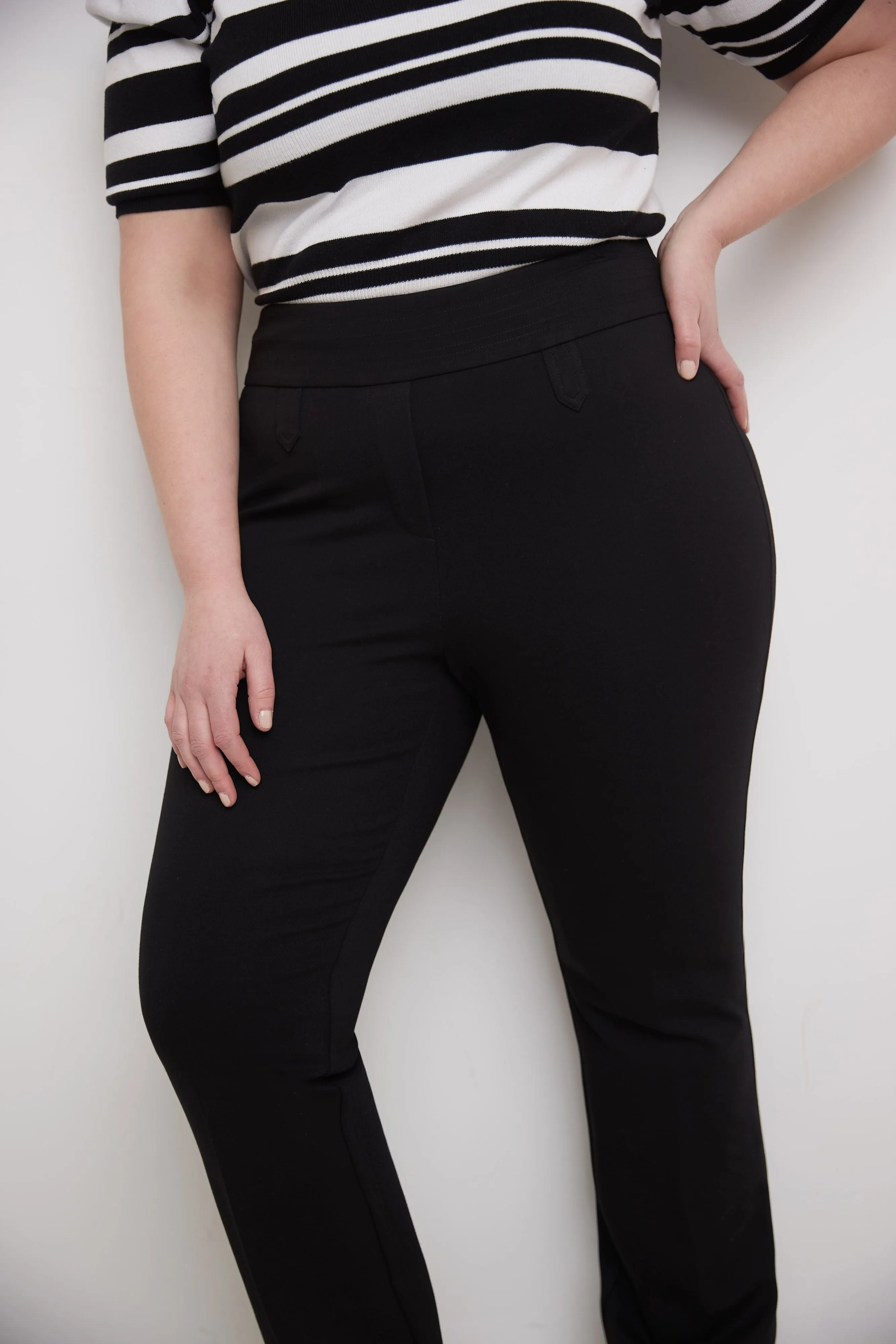 Secret Figure Curvy Bootcut Pants with Tummy Control