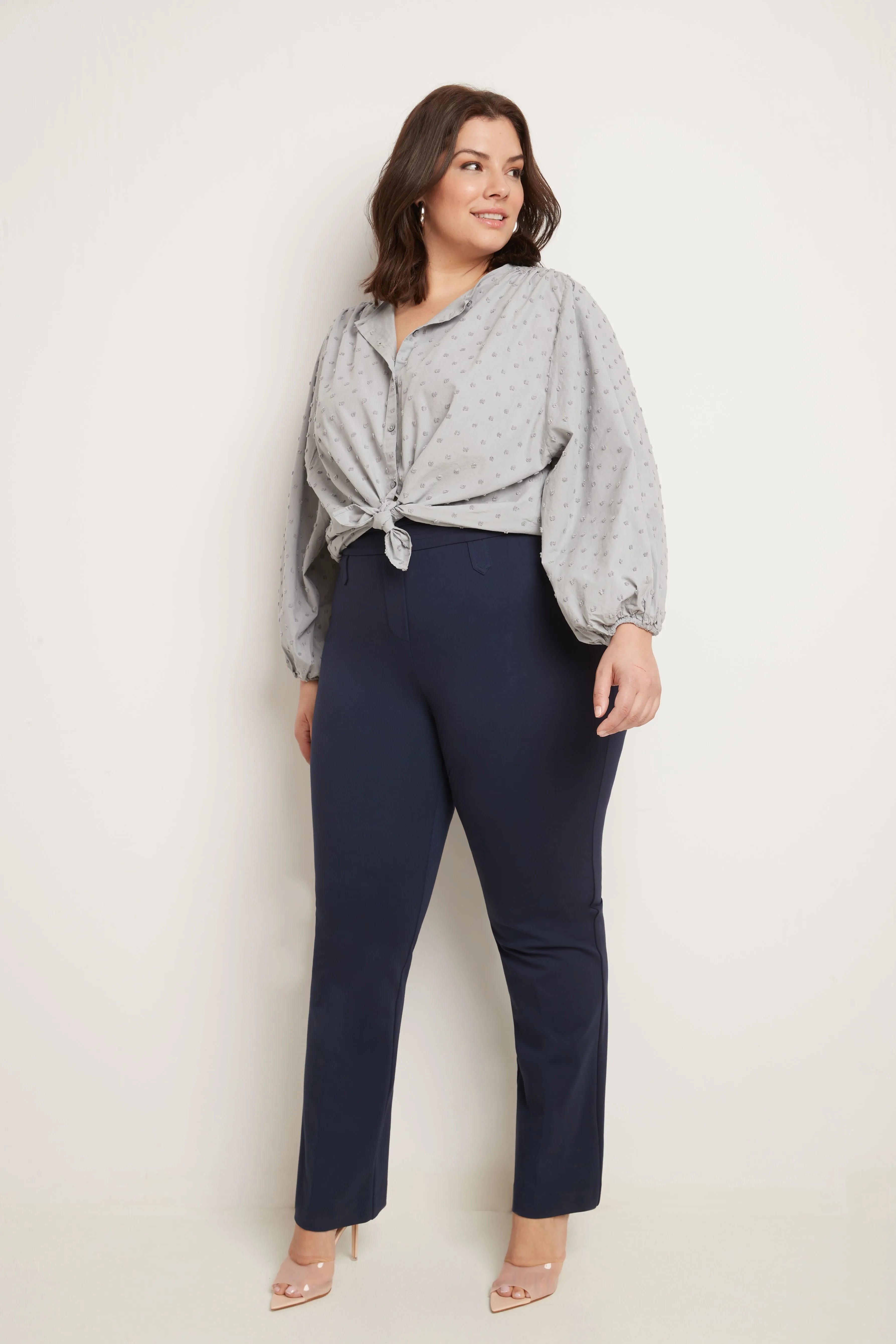 Secret Figure Curvy Bootcut Pants with Tummy Control