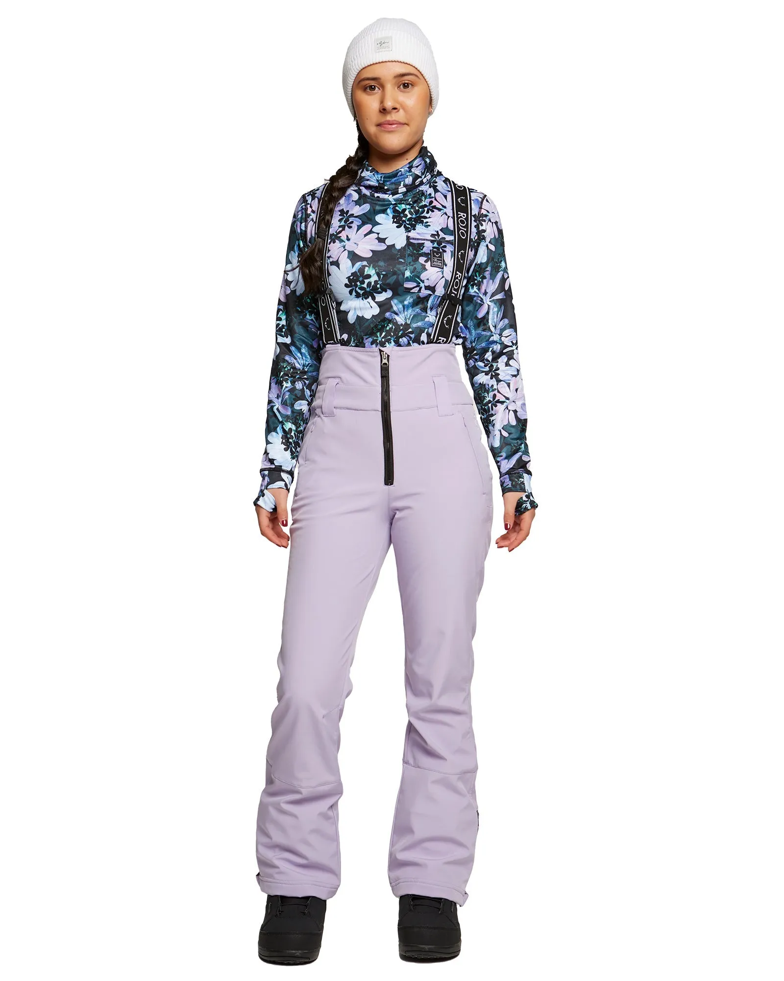 SOFTSHELL HIGH RISE PANT - PURPLE ROSE