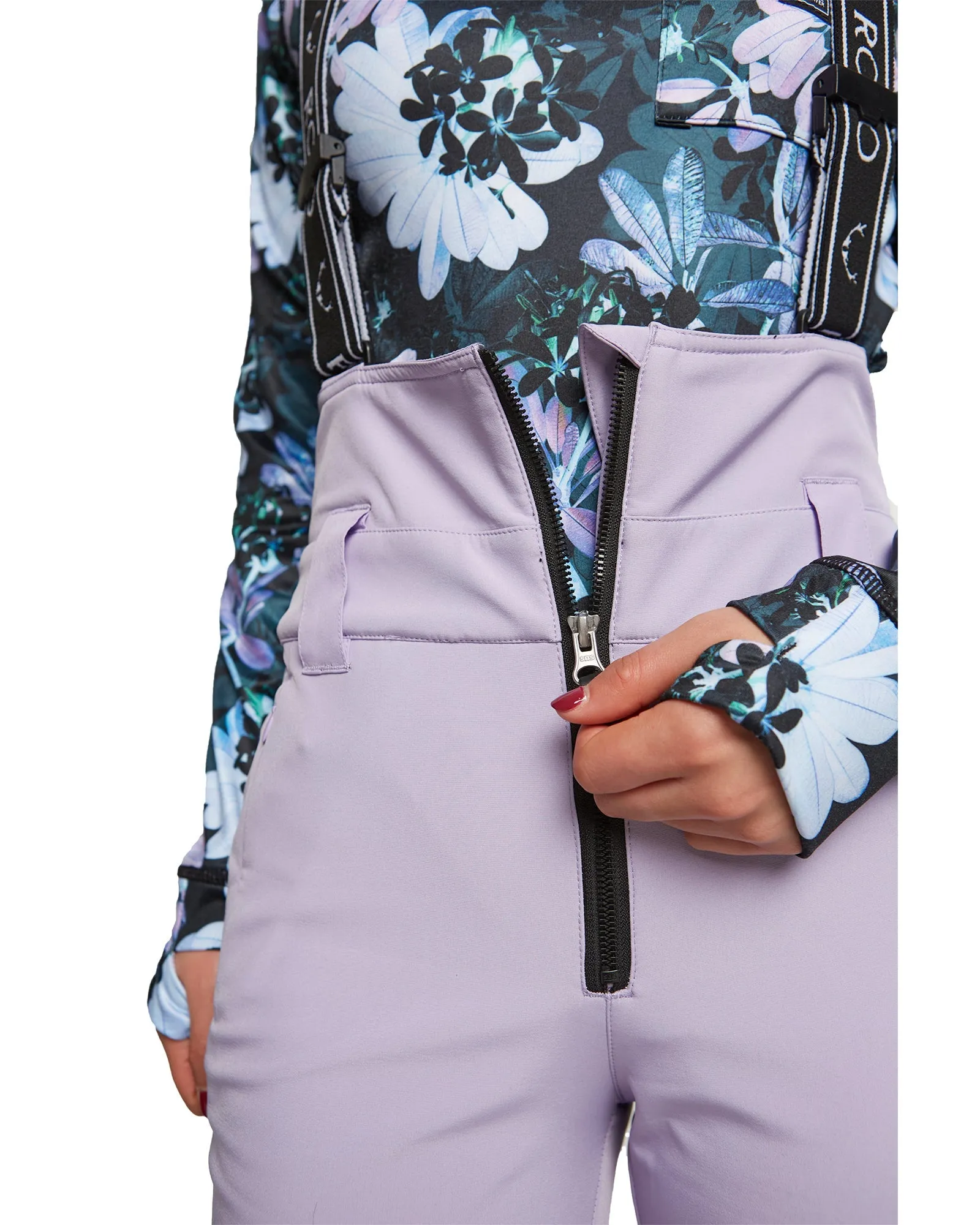 SOFTSHELL HIGH RISE PANT - PURPLE ROSE