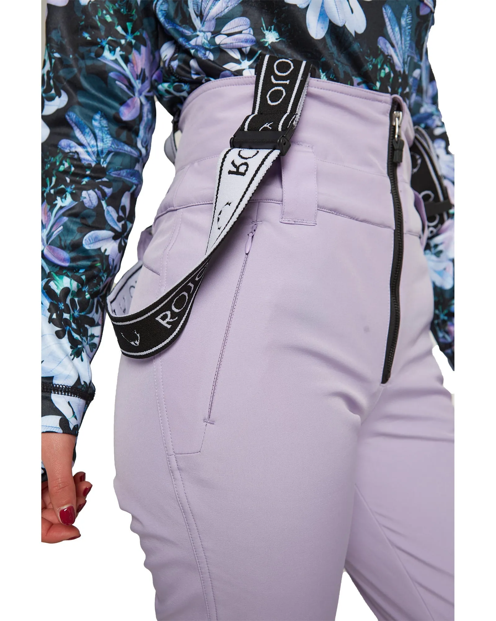 SOFTSHELL HIGH RISE PANT - PURPLE ROSE