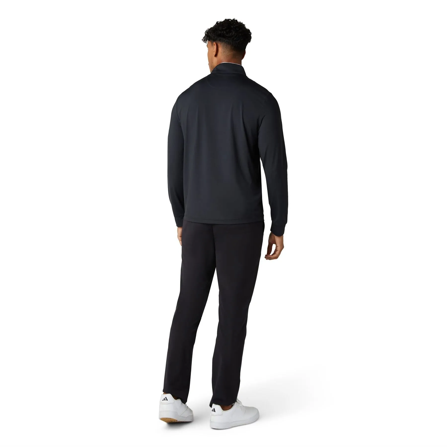 Technical Earl Quarter Zip Mid Layer Caviar Black - SS24