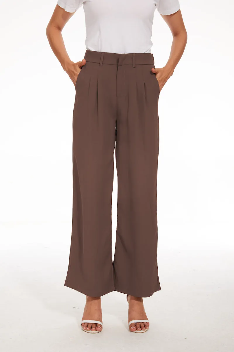 The Effortless Tailored Wide Leg Pants