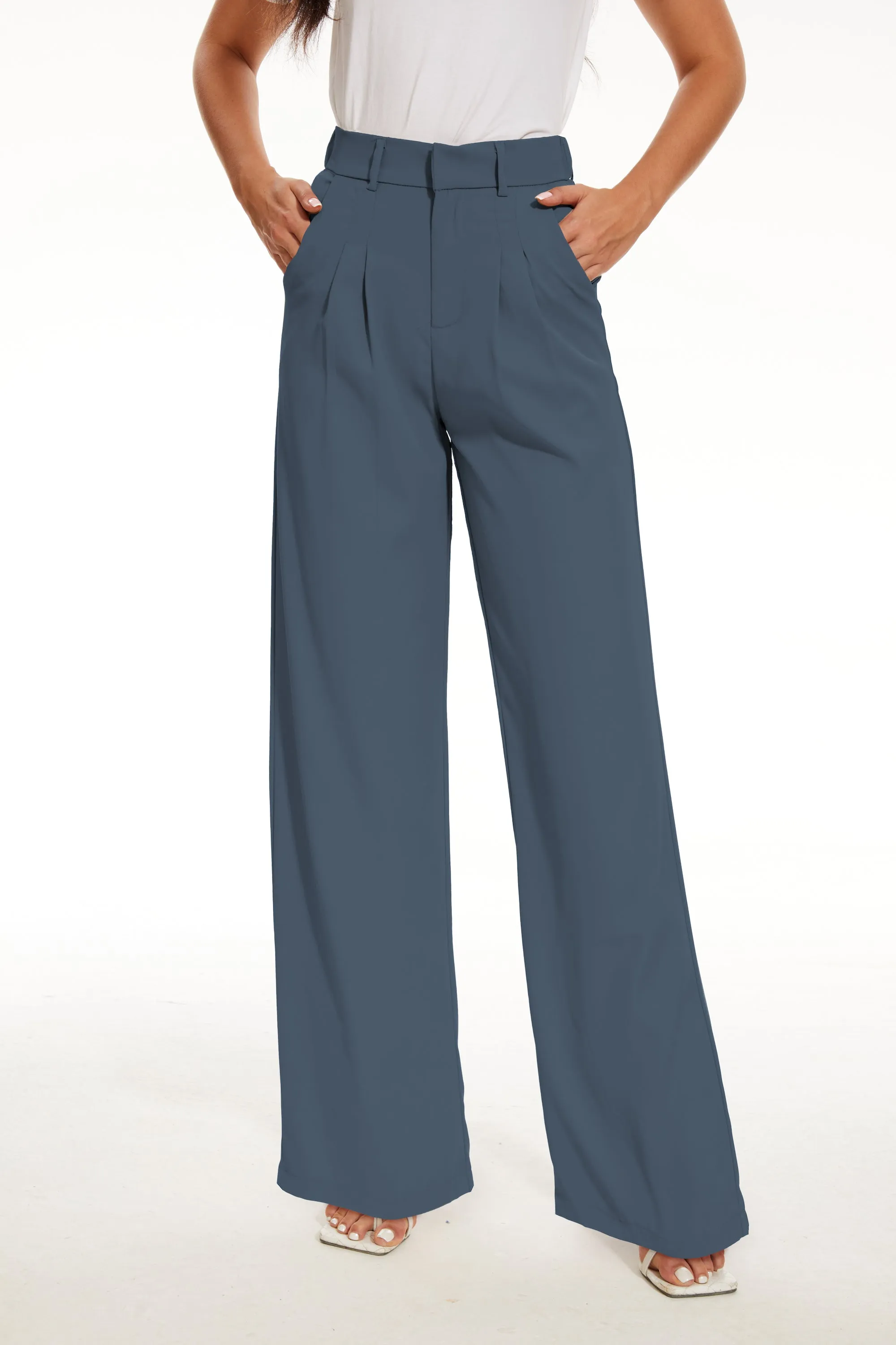 The Effortless Tailored Wide Leg Pants