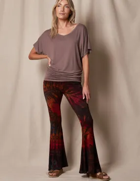 Tie-Dye Flare Bottom Pants