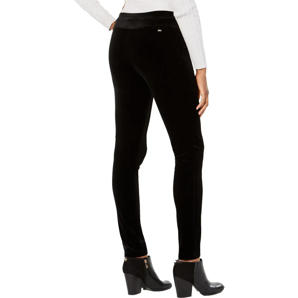 Tommy Hilfiger Womens Velvet Skinny Leggings