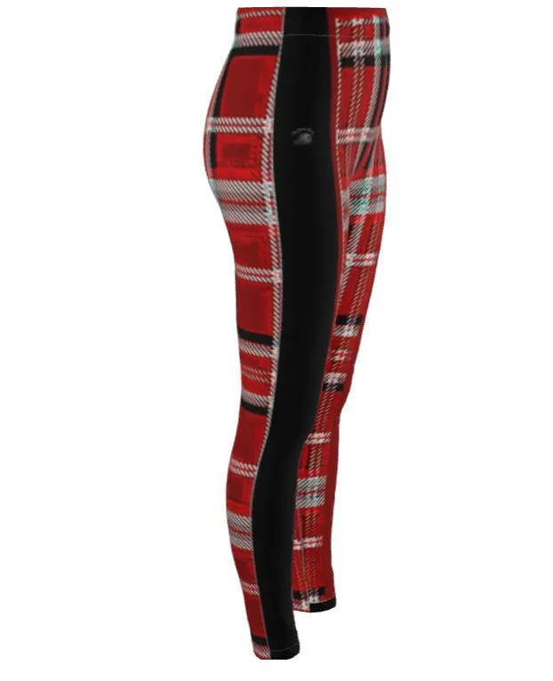 TRP Twisted Patterns 06: Digital Plaid 01-05A Designer Cindy High Waist Leggings