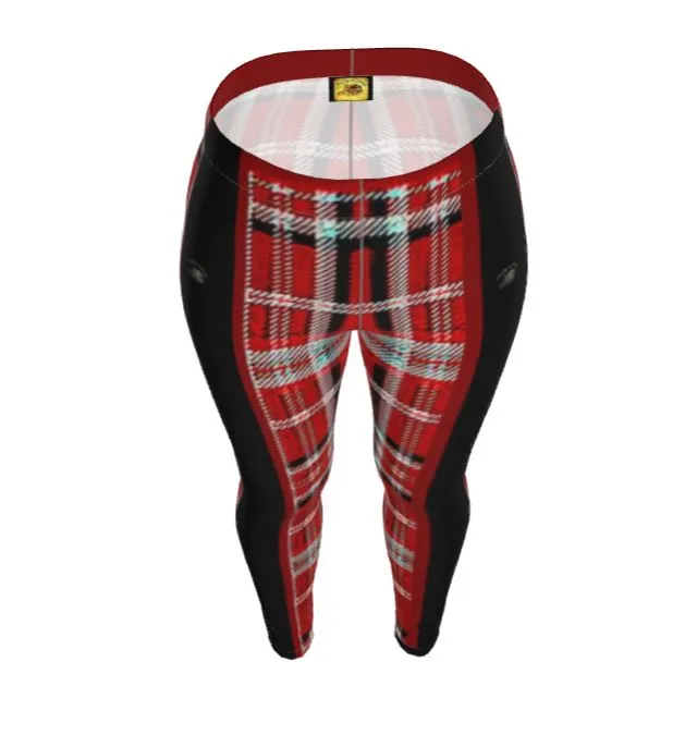 TRP Twisted Patterns 06: Digital Plaid 01-05A Designer Cindy High Waist Leggings