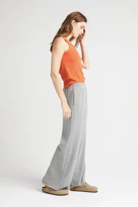 Wide Leg Fleece Pant by Richer Poorer in Grey