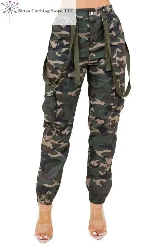 Women's Camouflage Cargo Pants