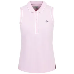 Womens Sleeveless Pique Veronica Polo Gelato Pink - SS24