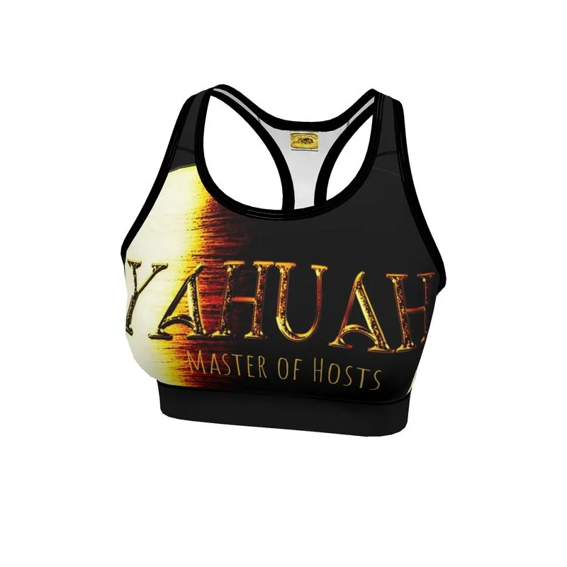 Yahuah-Master of Hosts 01-03 Designer Sports Bra