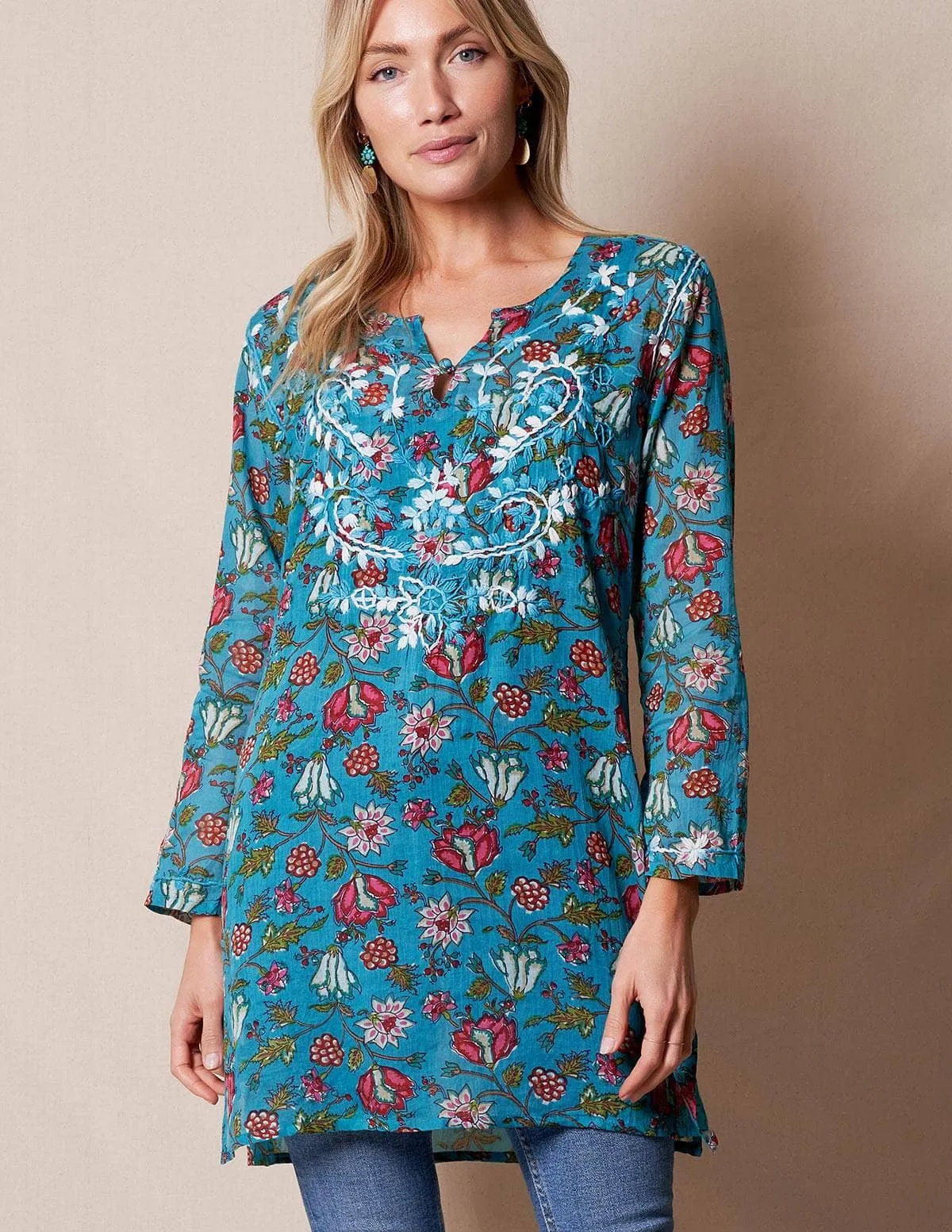 Zarah Tunic - Turquoise