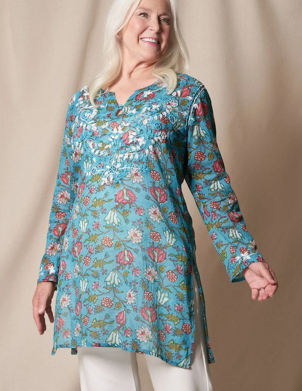 Zarah Tunic - Turquoise